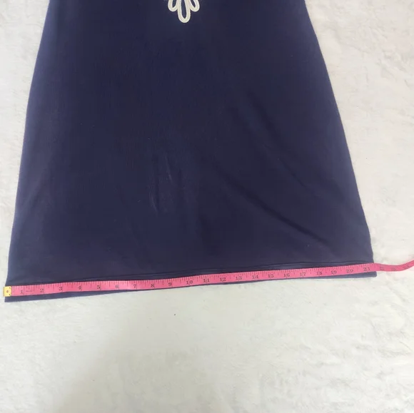 Lilly Pulitzer Fitted Dress  embroidered‎ Navy Blue Size small - Picture 8 of 8